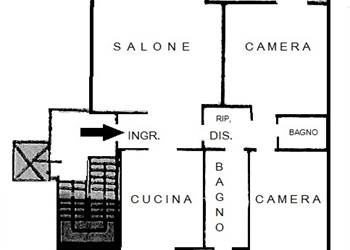 Prato est, Via Zarini Appartamento 4 grandi vani, garage, 2 posti auto. 